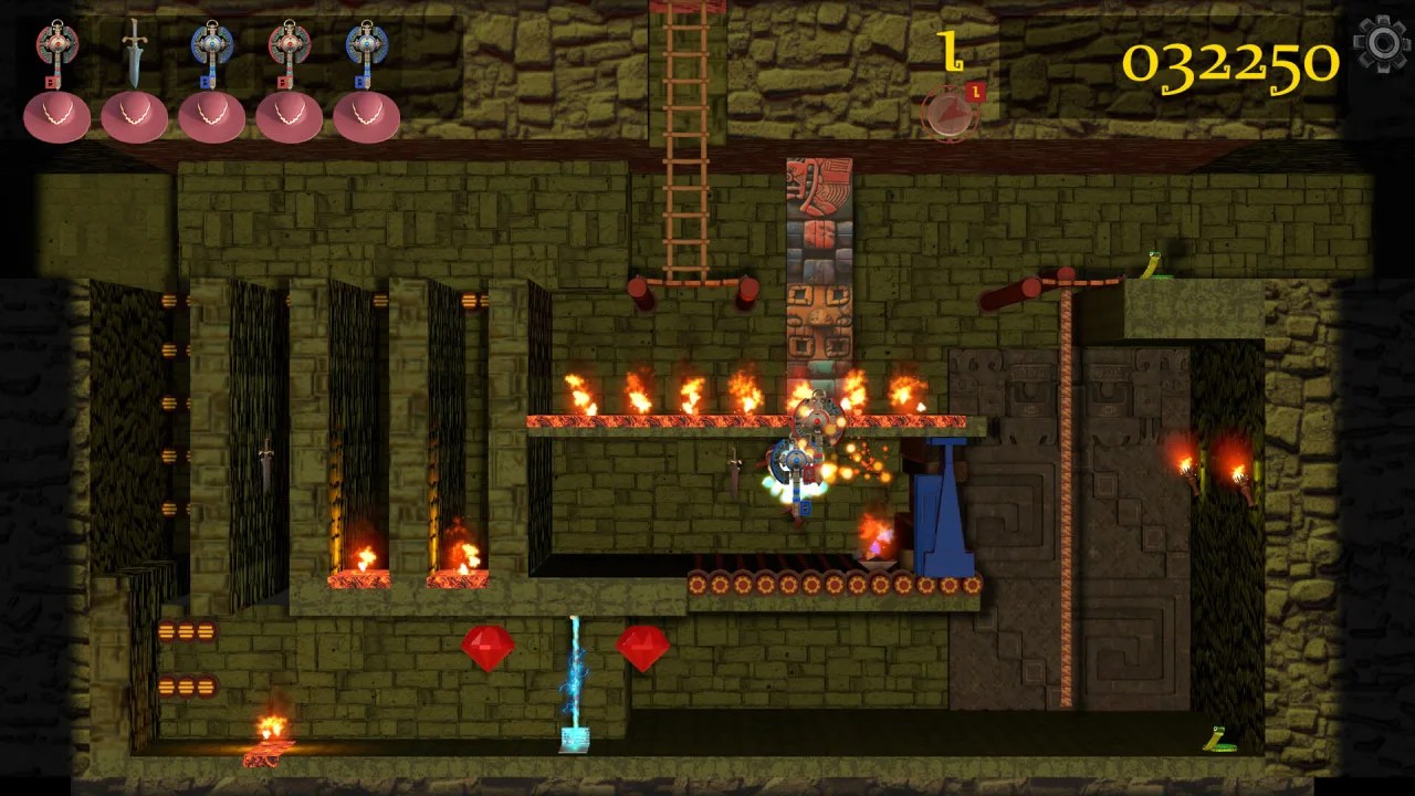 Скриншот 2 игры Montezuma's Revenge - The 40th Anniversary Edition