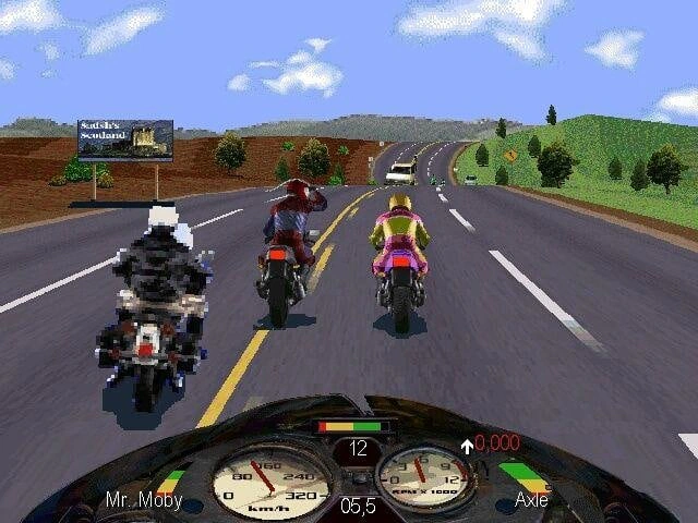 Road Rash - скриншот