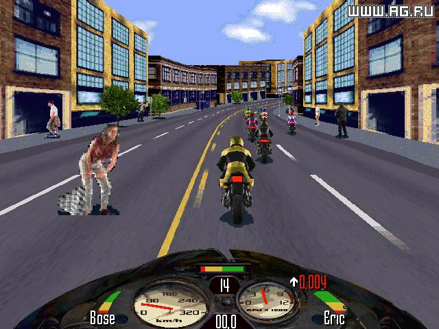 Скриншот 3 игры Road Rash