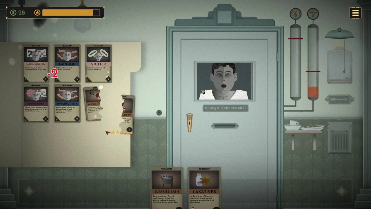 Скриншот 2 игры Sanatorium - A Mental Asylum Simulator