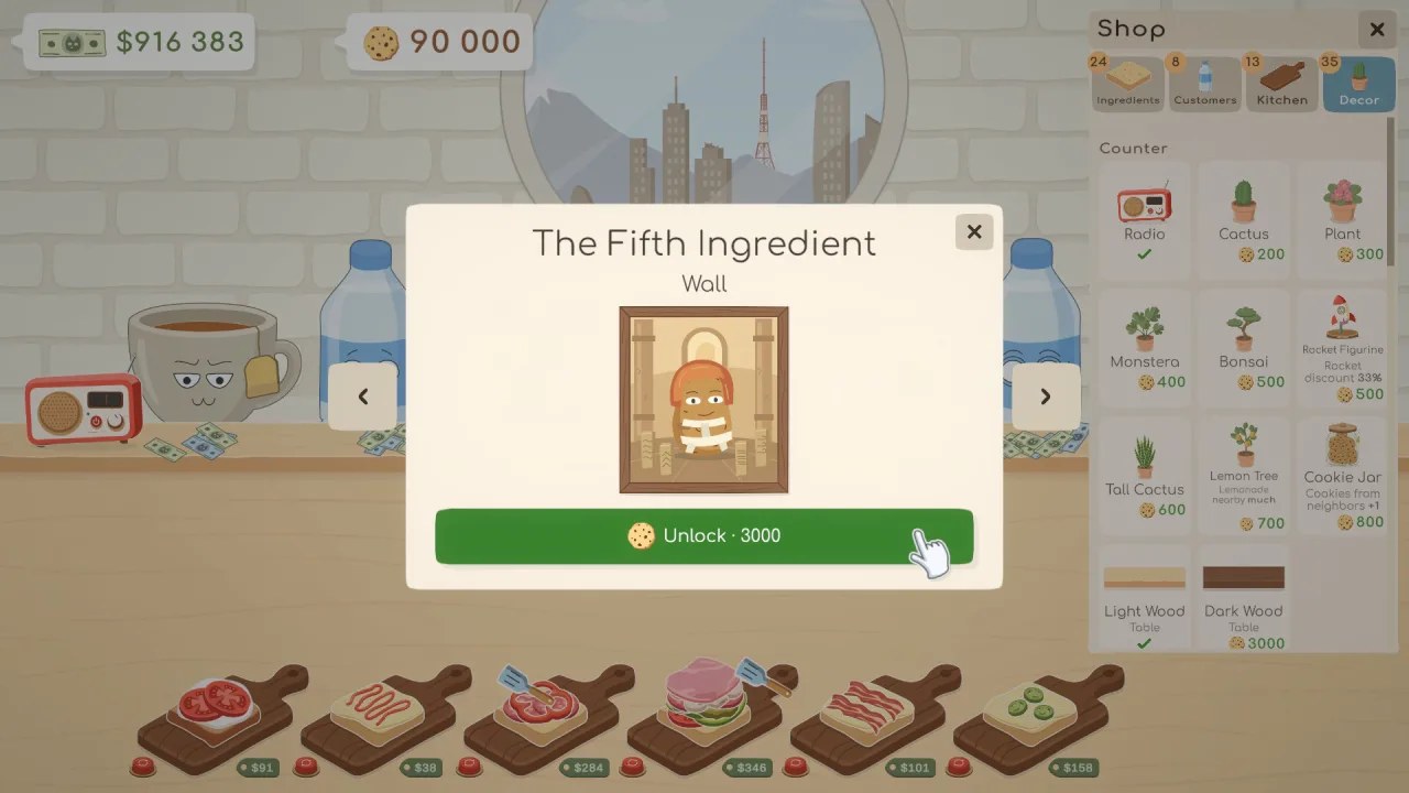 Скриншот 3 игры Sandwich +1