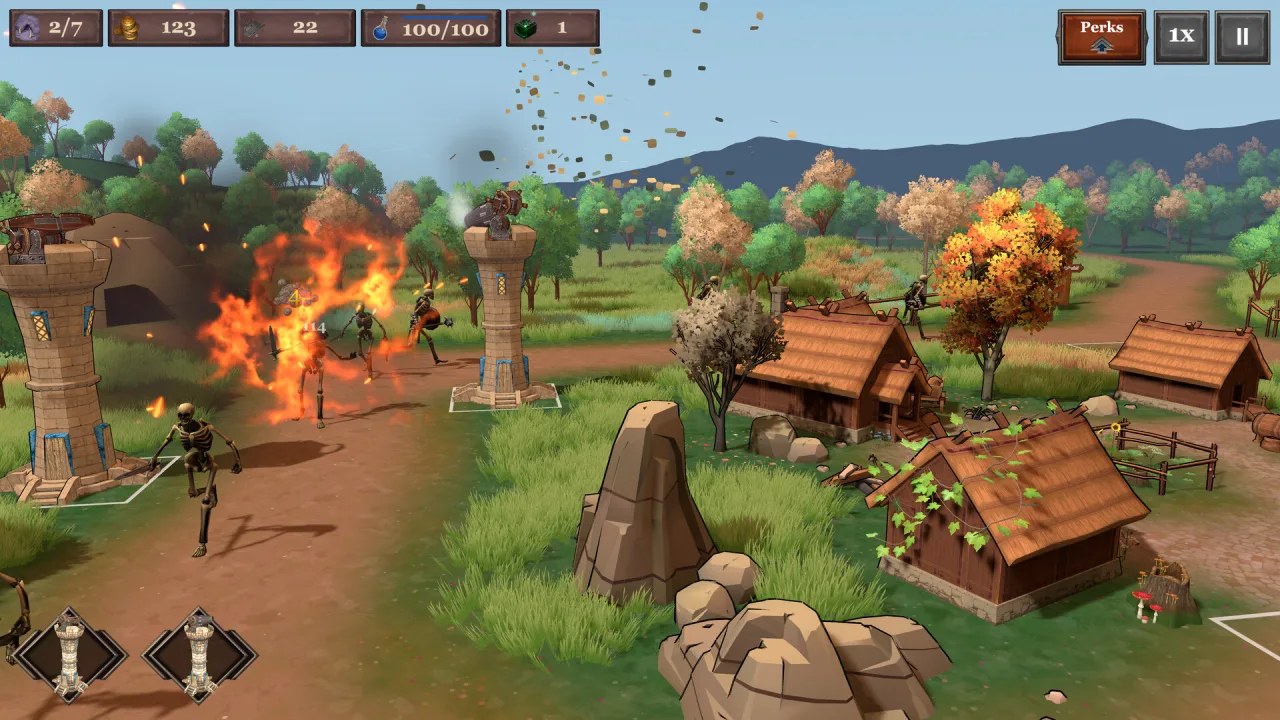Скриншот 3 игры Save The Village - Tower Defense