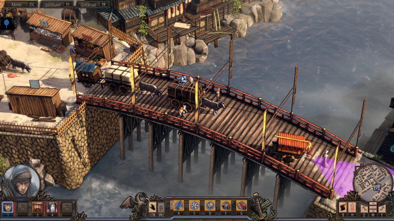 Скриншот 3 игры Shadow Tactics: Aiko's Choice