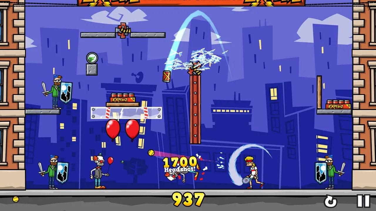 Скриншот 6 игры Tennis in the Face