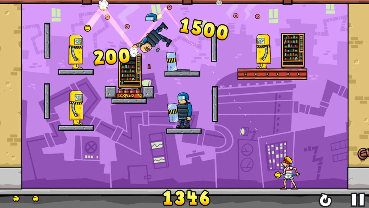 Скриншот 3 игры Tennis in the Face