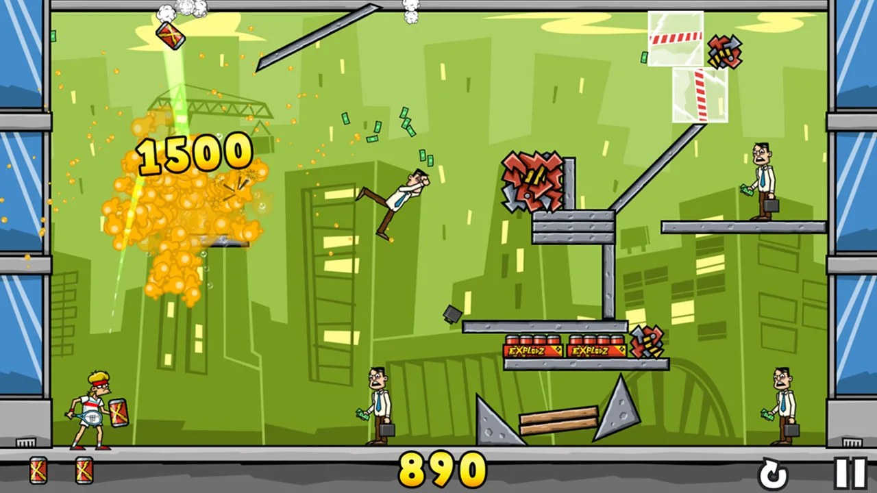Скриншот 2 игры Tennis in the Face