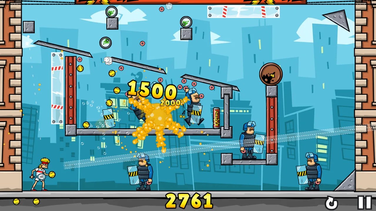 Скриншот 1 игры Tennis in the Face