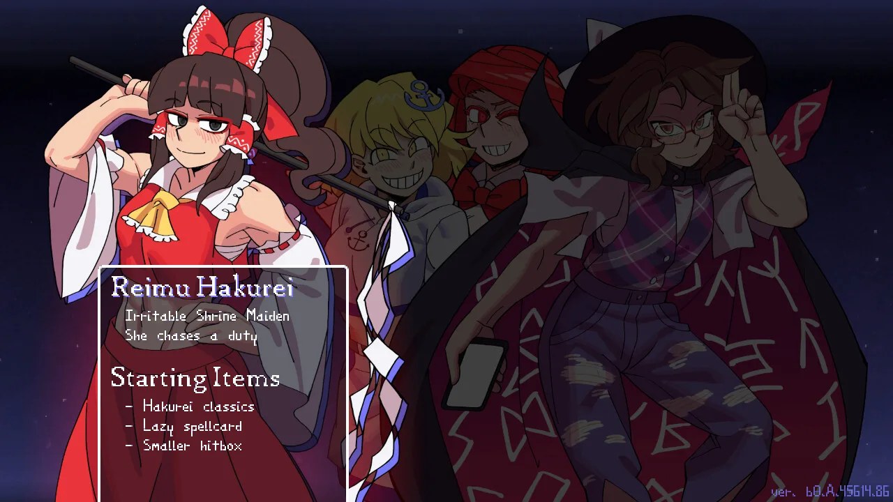 Скриншот 5 игры Touhou Lensed Night Sky, Kaseigai