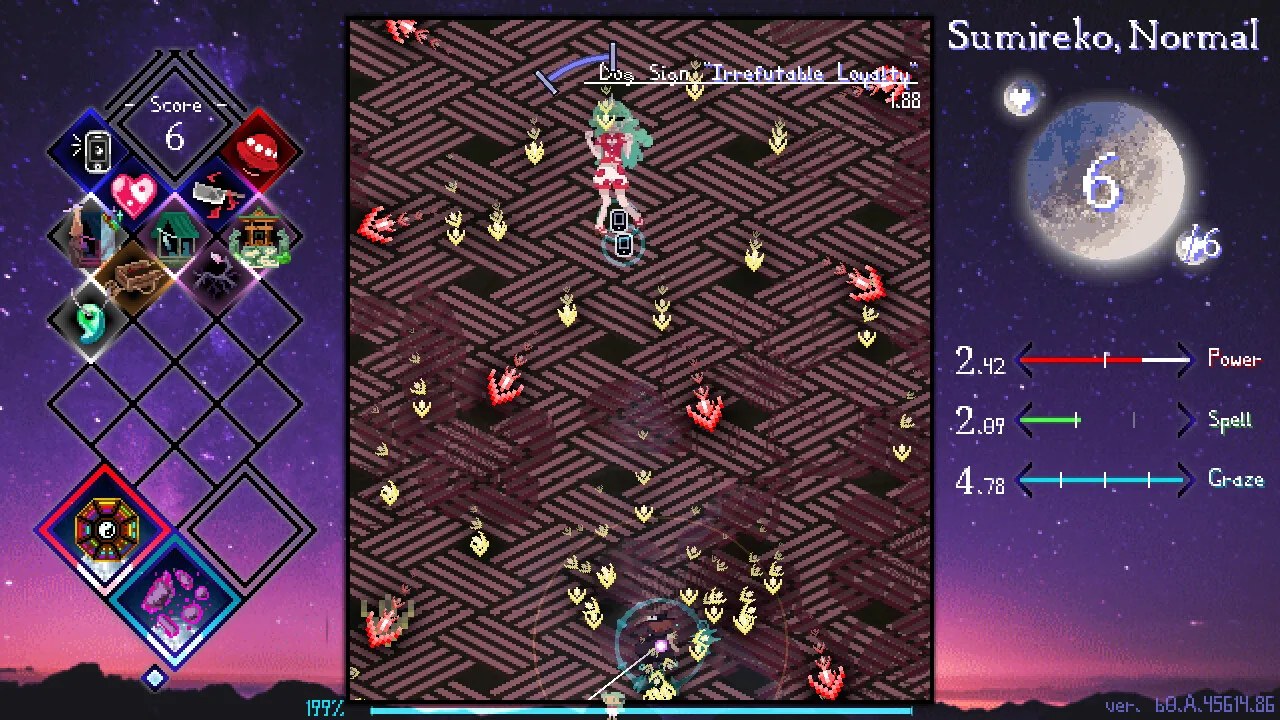 Скриншот 4 игры Touhou Lensed Night Sky, Kaseigai