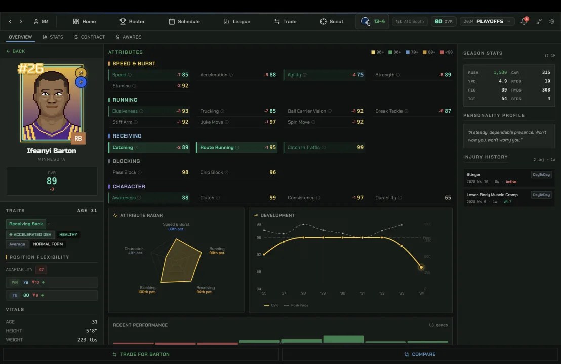Скриншот 2 игры War Room Football