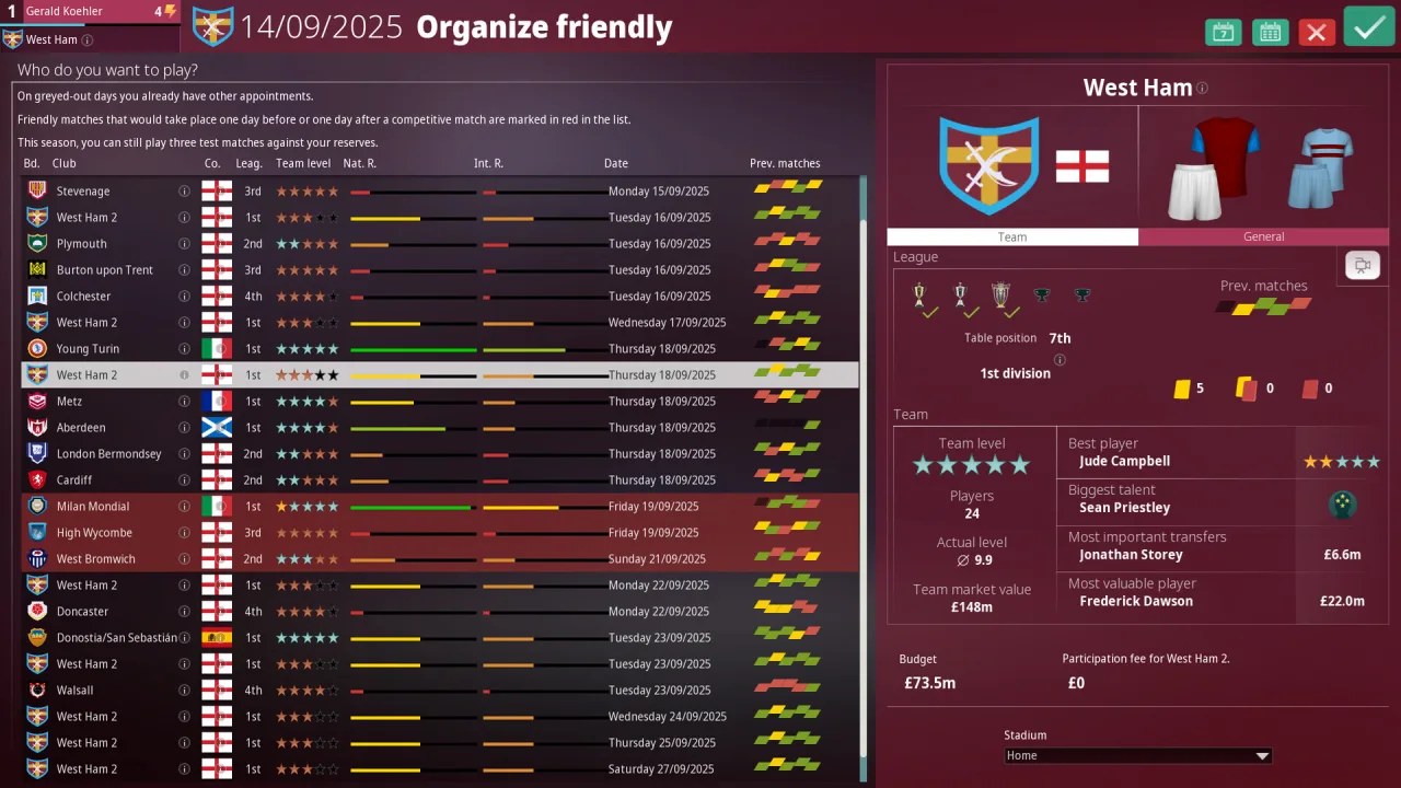 Скриншот 6 игры WE ARE FOOTBALL 2027