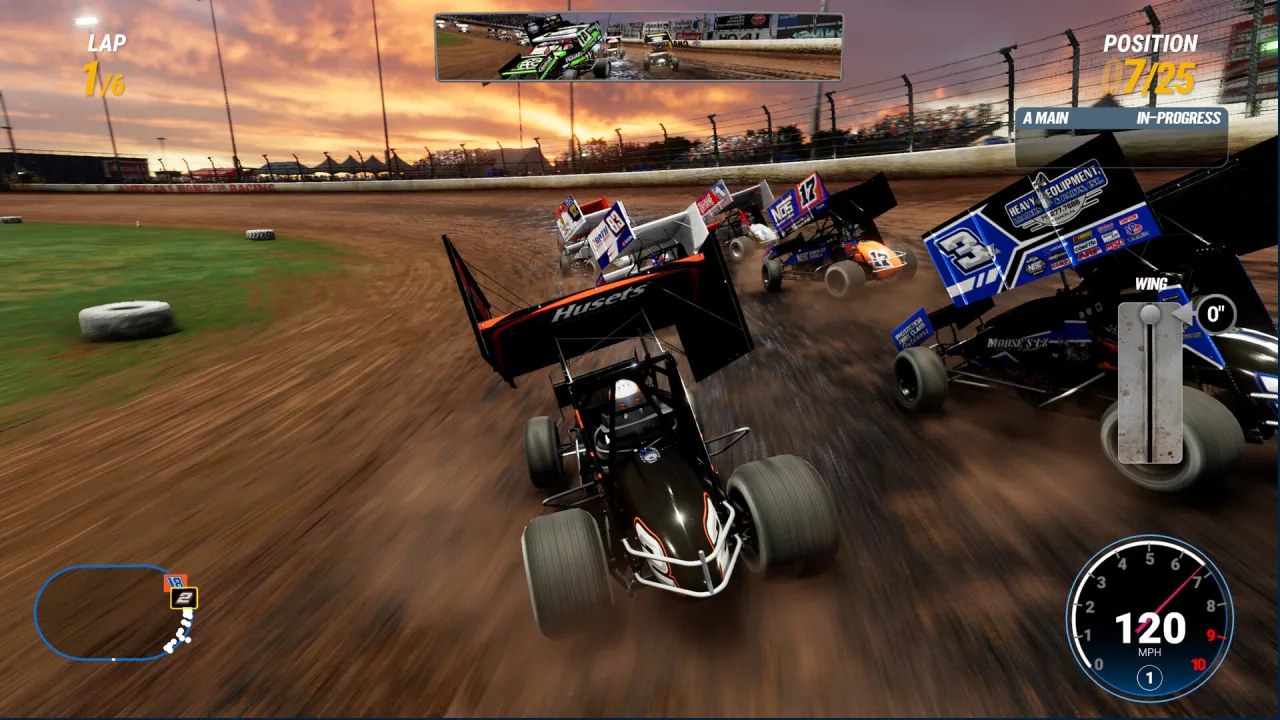Скриншот 2 игры World of Outlaws: Dirt Racing 24 Gold Edition