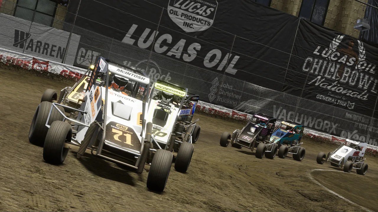 Скриншот 1 игры World of Outlaws: Dirt Racing 24 Gold Edition