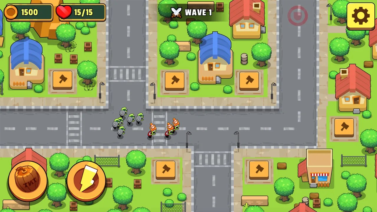 Скриншот 2 игры Zombie Tower Defense