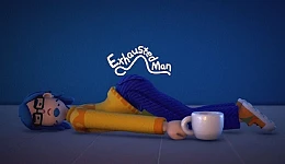 Exhausted Man